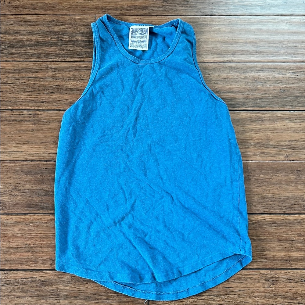 Jungmaven Ocean Blue Tank Top